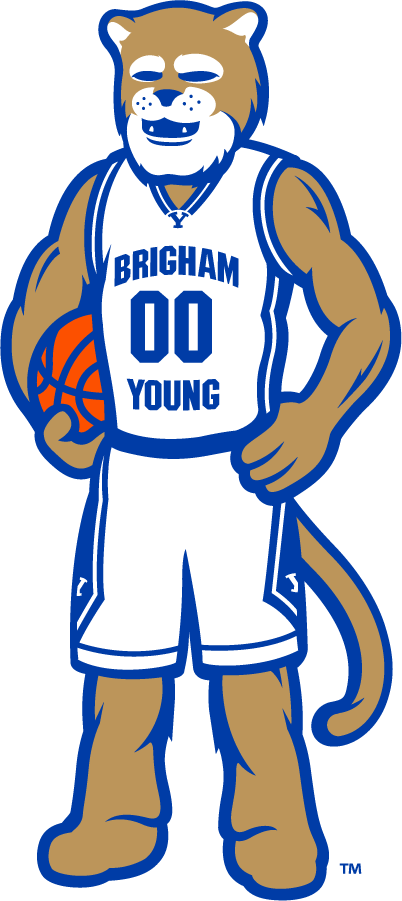 Brigham Young Cougars 2016-Pres Mascot Logo t shirts iron on transfers